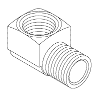 ELBOW (1/8" FPT x 1/8" MPT) - Click Image to Close