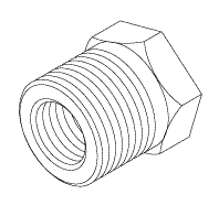 ADAPTOR (1/8" FPT x 3/8" MPT) - Click Image to Close