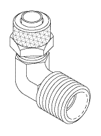 ELBOW (1/4" POLY x 3/8" MPT) - Click Image to Close