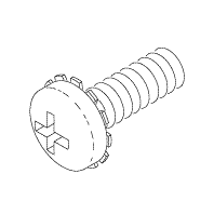 SCREW (#8-32 x 1/2" SEMS) - Click Image to Close