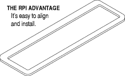 FASCIA GASKET - Click Image to Close