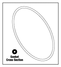 DOOR GASKET (TEFLON® ENCAPSULATED) - Click Image to Close