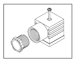 WIRE CONNECTOR WITH GASKET - Click Image to Close