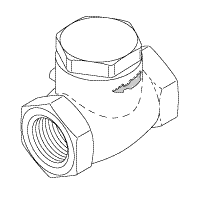 CHECK VALVE (1/2") - Click Image to Close